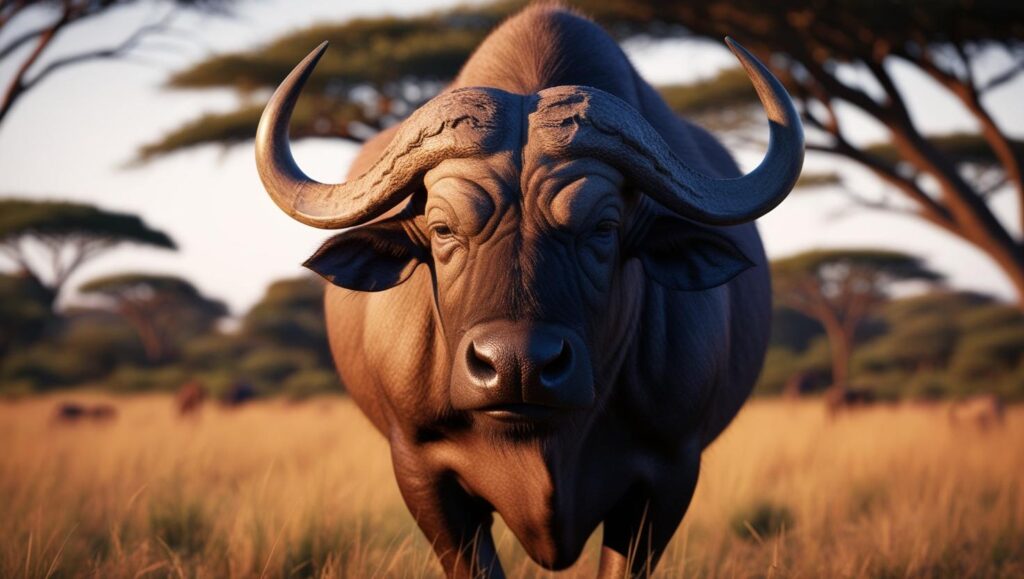 AI generated Cape buffalo 